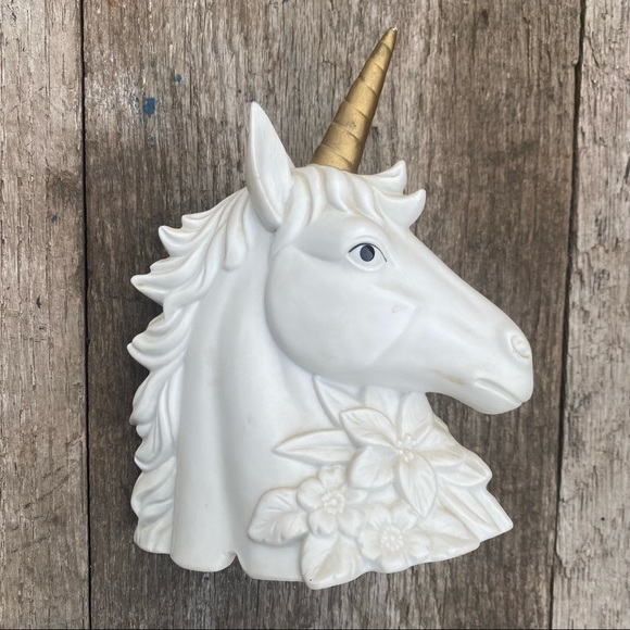 Vintage CeramicUnicorn Head